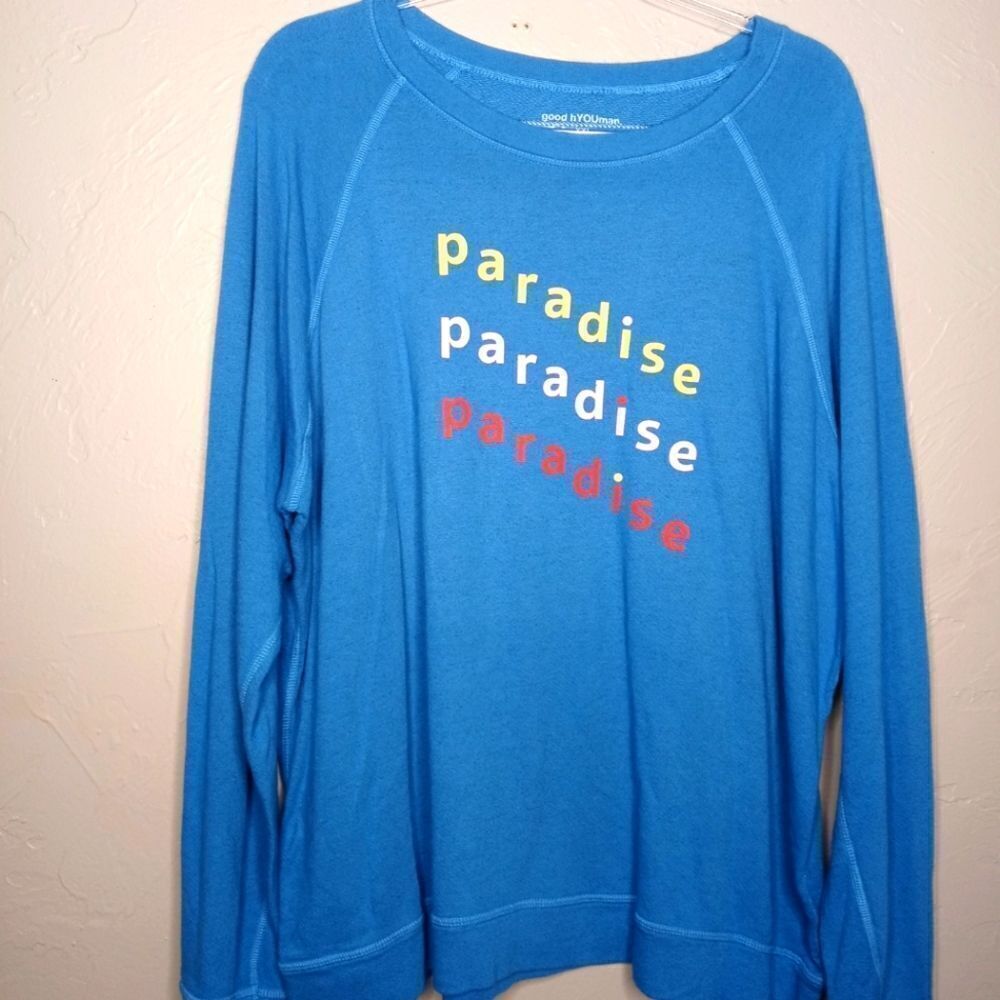 good hYOUman Blue Paradise Sweatshirt